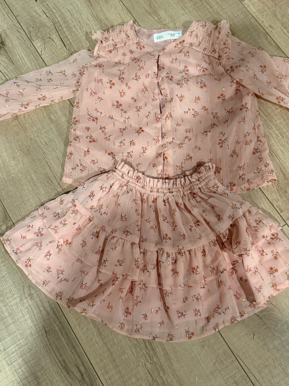 Zara girls set. Size 18-24 months